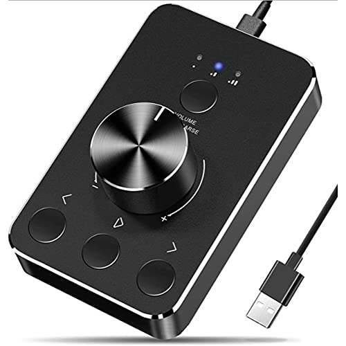 SODIAL Volume Controller Multimedia Pc Computer Speaker Volume Controller Knob with One-Click Mute Function and Volume Control