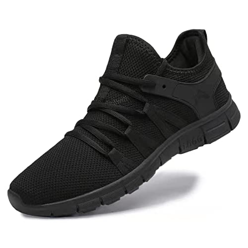 Aoe Womens Walking Running Shoes Ultra Lightweight Breathable Mesh Tennis Shoes Non Slip Athletic Workout Gym Sneakers All Black #TOP29