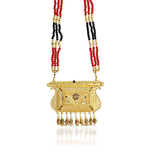 Buy Kartik,3 Line Cristal Moti Mala in 
