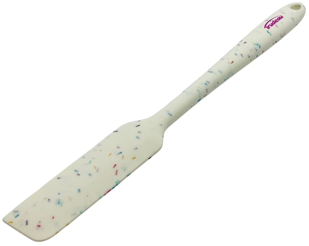 Trudeau 05118584 Confetti Pfannenwender, Silikon, 27, 9 cm, Weiß