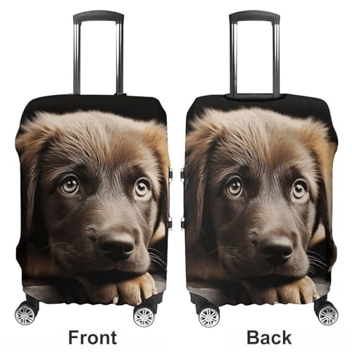 Puppies Dog Printed Luggage Cover Protector, Fits 18-32 Inch Luggage3