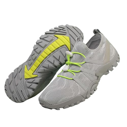 Feggormkicc Mens Slip on Hiking Shoes Wide Width Comfortable Walking Shoes for Climbing Travel Outdoor Sneakers Running Boxing Casual Comfy Unisex Footwear Lightweight Fashion Sneakers