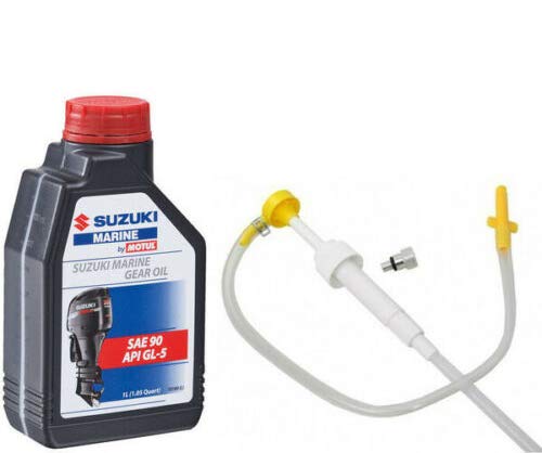 Suzuki Getriebeöl mit Getriebeölpumpe für Außenborder und Z-Antriebe