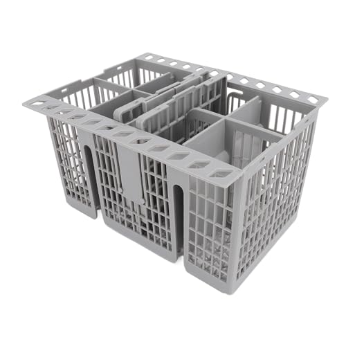 Alomejor Cesta de Cubiertos para Lavavajillas ABS Compatible con la Mayoría de las Marcas Fácil Instalación, Resultados de Lavado Eficientes