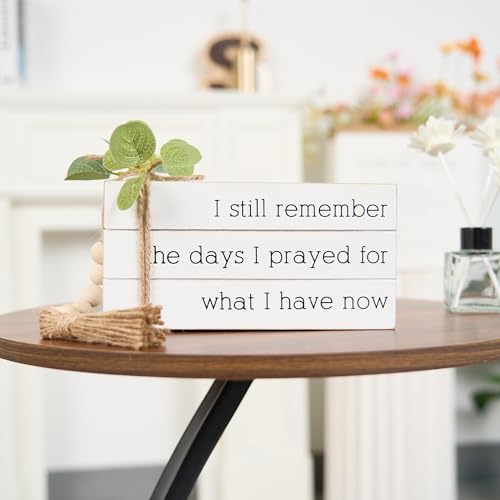 Decorative-Books-for-Home-Decor-Faux-Books-for-Table-DecorRustic-Farmhouse-Decor-Books-for-Shelf-Coffee-Table-Mantle-Decor-Fake-Books-with-Wood-Beads-String-I-Still Decorative Books for Home Decor Faux Books for Table DecorRustic Farmhouse Decor Books for Shelf Coffee Table Mantle Decor Fake Books with Wood Beads String I Still