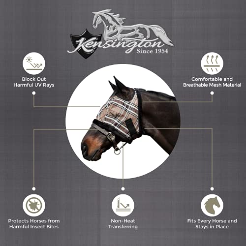 Kensington Protective Products KFM200 L -121 Kensington Fly Mask With Fleece Trim thumb #1