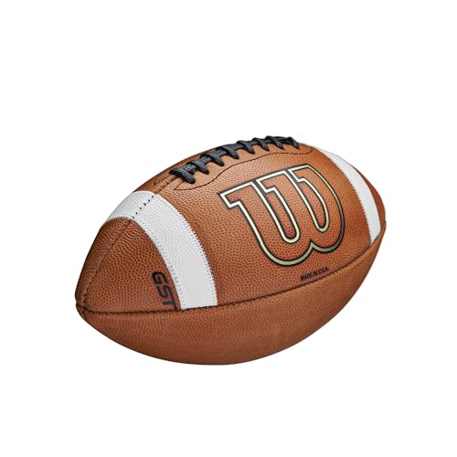 WILSON GST1003 Deri Oyun Futbolu Fabrikası Kusuru/Leke - Resmi Boyut, Tan
