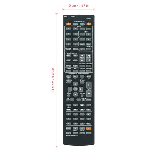 Télécommande compatible Yamaha RX-V867 pour remplacer votre boîtier perdu - 6