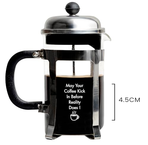 Image of Sipologie Vintage French Press, Silver, 600ml - Coffee and Reality
