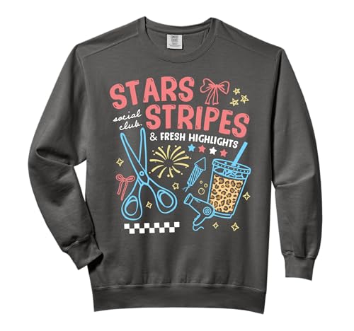 Hairstylist Stars Stripes 4th July Beauty Hair Stylist Salon Comfort