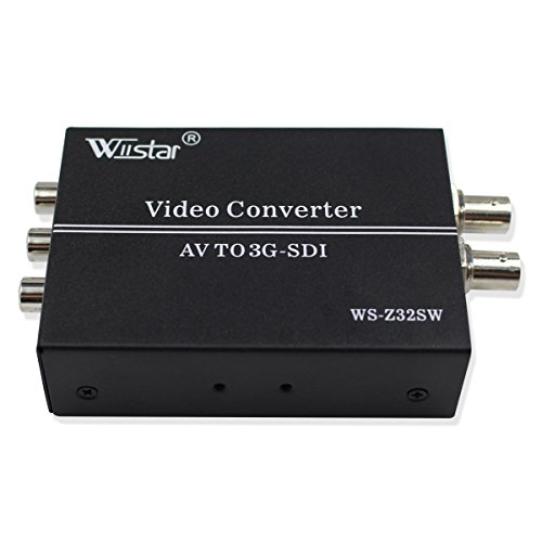 Wiistar Av Cvbs To 3G-Sdi Audio Video Converter Support 1080P For Crt Hdtv To Camera #TOP1