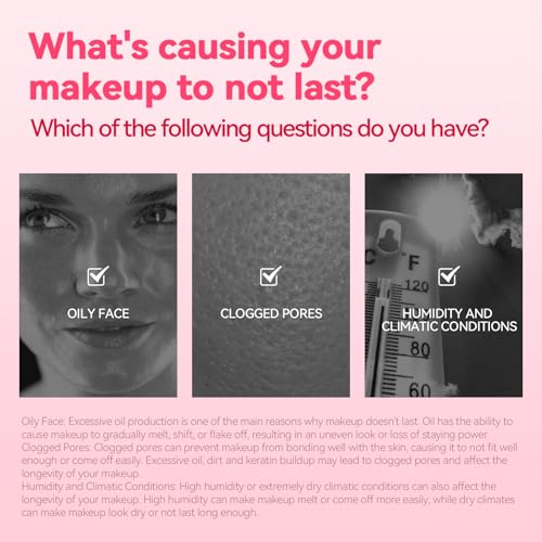 Pore Primer Gel Cream, Invisible Pores Face, Matte Pore Invisible, Base Face Primer Under Foundation, Poros s y Tono Uniforme Para Todo Tipo De Pieles(#30g 2PCS) - imagen 5