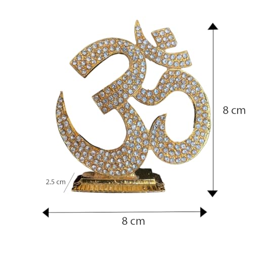 Estatua decorativa OM para tablero de auto 4 cm miniatura 3