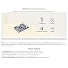 BME680 Environmental Sensor - Temperature Humidity Pressure Gas Sensor with SPI/I2C, High-Precision Air Quality Monitor for Arduino & Raspberry Pi