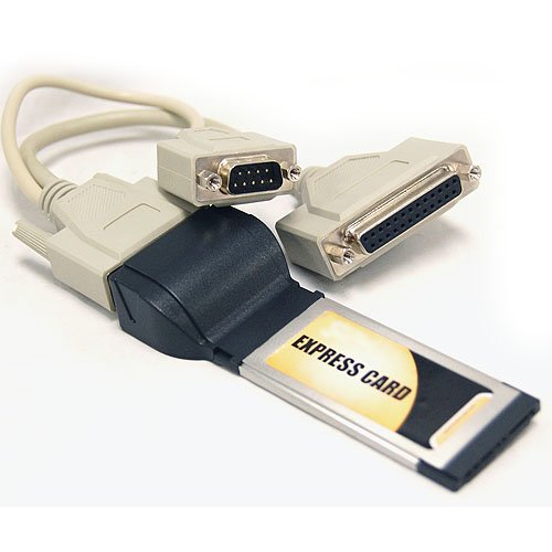 ExpressCard 34 with 1 Serial & 1 Parallel Port ExpressCard 34 with 1 Serial & 1 Parallel Port