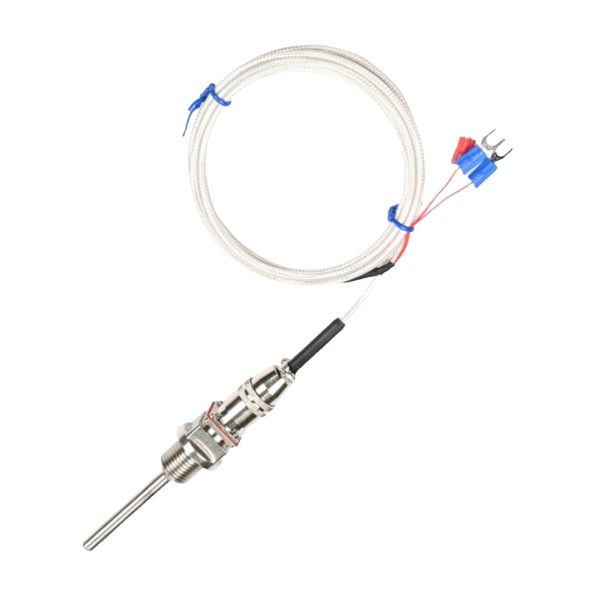 Sonde de température PT100 anti-interférence à prise aviation - 2