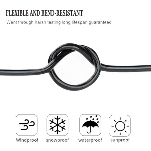 Cable apantallado par trenzado con blindaje de cobre 320FT resistente a la flexión 7