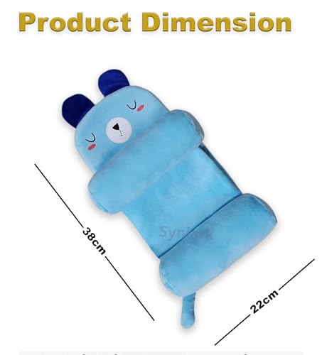 Image of Baby Head Protector Helmet for 6 Months to 3 Years | Soft Cotton Safety Cap with Air Ventilation | Infant Toddler Fall Protection Headgear for Boys & Girls (Bear-Blue)