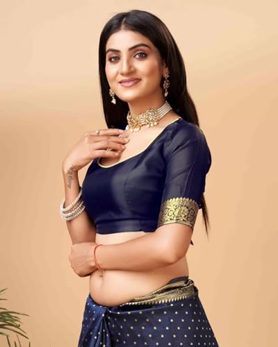 Image of Avantika Fashion Women's Kanjivaram Soft Silk Banarasi Sarees With Blouse Piece