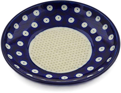 Authentic Polish Pottery Mincer in Blue Eyes Design Handmade in Boles?awiec Poland by Ceramika Artystyczna + Certificate of Authenticity