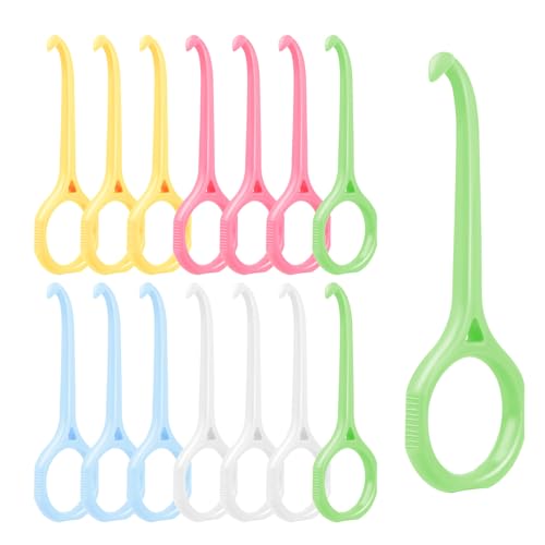Opvixi Aligner Removal Tool 15PCS Retainer Remover Tool Clear Aligner Removal Tool for Invisalign Removable Retainers Denture Braces Retainer Removal Pull Tool Kit Bracket Remover for Braces