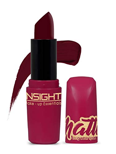 Image of INSIGHT Matte Lipstick | Soft Matte Finish | Highly Pigmented Formula | Ultra Creamy | Intense Color Payoff | Fade-Proof Lipstick | A12 - 4.2g
