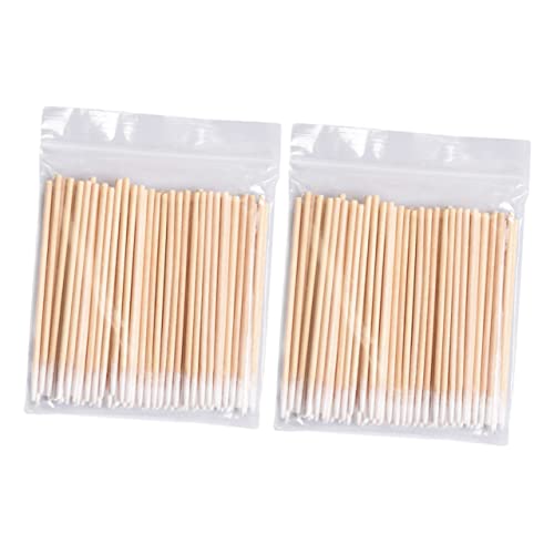 Ipetboom 1000Pcs Disposable Cotton Swabs for Makeup Tattooing and Eyelash Cleaning Precision Cuspidal Design for Easy Use Areas for Nail Art and Crafting Projects