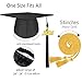 Matte Graduation Cap and Gown 2026+2025 Tassel Set with Honor Cord Graduation Stoles for High School College Bachelor