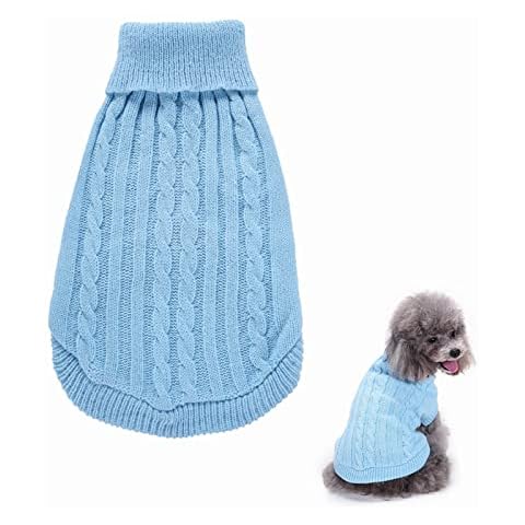 Suéter de Perro de Punto Ropa para Mascotas de Invierno Cover
