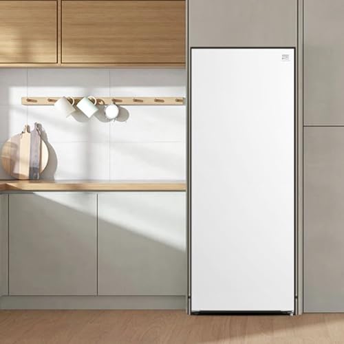 Image of Kenmore 7.0 Cubic Feet Capacity, White Upright freezer - Convertible Refrigerator /Freezer, 5 Shelve, Garage Ready, Meat Storage, Auto Defrost, Congelador For Home, Apartment, Cottage, Basement, Dorm