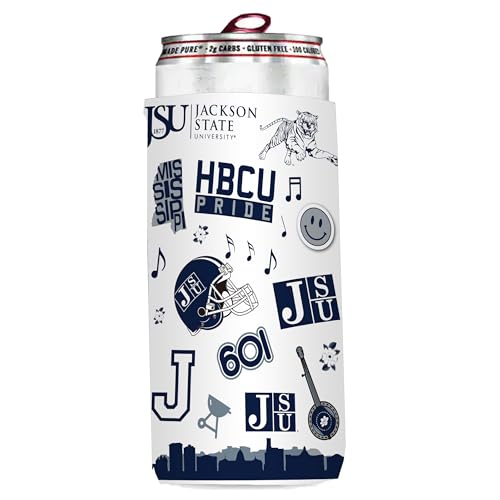 Jackson State Tigers Insulated Native Slim Can Sleeve