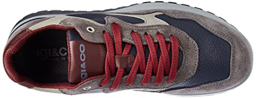 IGI&CO URO 81307, Scarpe con Lacci Uomo, Grigio