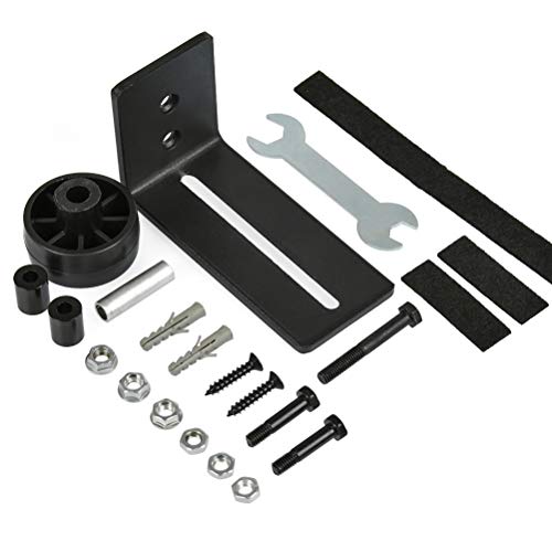 Bodenführung Schiebetür 1 Pcs TIMESETL 8-in-1 Verstellbare Führung Schiebetür Boden Rollenführung, Laufschienen für Schiebetüren, Schiebetürsystem mit Schrauben, für Alle Schiebetür Führung
