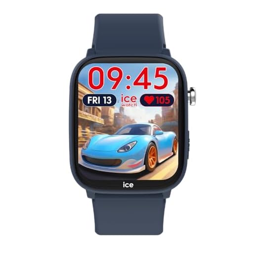 Ice-Watch - ICE smart junior 3.0 Find my Blue - Montre connectée géolocalisable bleue pour garçon avec bracelet en silicone - 024547 (1.75 pouces)