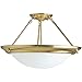 Progess Eclipse 3-Lt Close-to-Ceiling Light Polished Brass - P3569-10