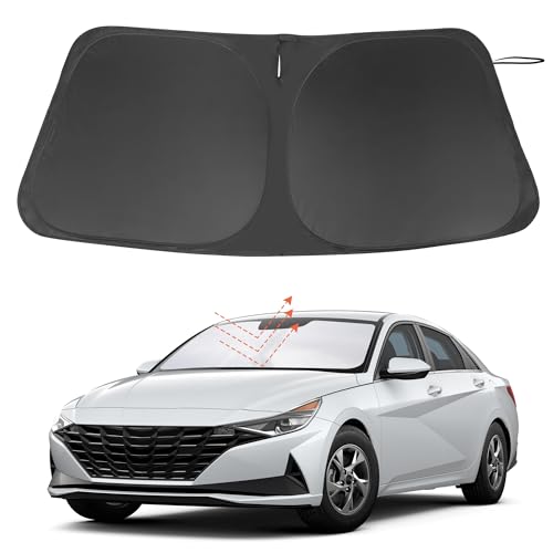 Windshield Sun Shade Custom Fit for 2021 2022 2023 2024 2025 2026 Hyundai Elantra Accessories...