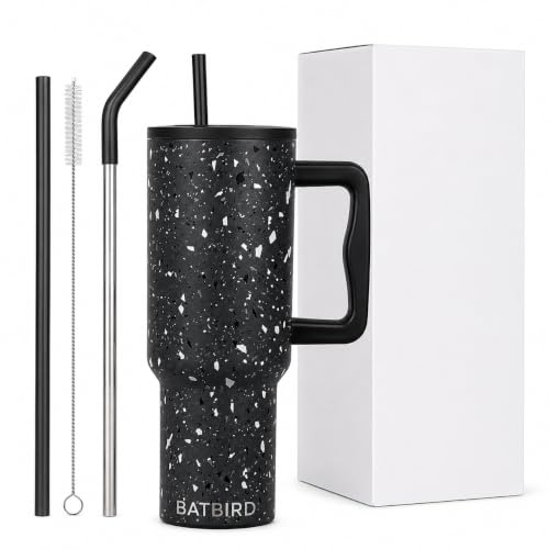 Image of Stainless Steel 1200 ml Vacuum Tumbler with Lid & Straw - Double‑Wall Insulated Cup for Travel, Gym & Office - Keeps Beverages Hot or Cold - 1.2 L Capacity (Grey Paint)