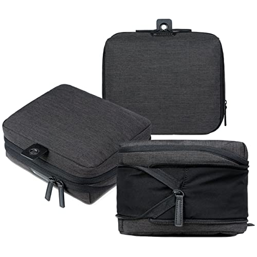 Image of Nordace Travel Packing Organizers Set for Men and Women - 2x Packing Cubes & 1x Wash Pouch - Durable & Water Resistant (Black)