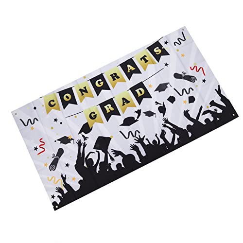 Banner de Formatura, Cores Vivas, Banner Durável de 71 X 38 pol. para Decoração de Festa de Formatur
