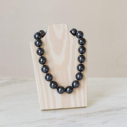 Hot Girls Pearls Sterling Grey 20" Cooling Necklace | Stylish Way To Stay Cool While Looking Hot | Free Insulated Travel Pouch Included With Every Item #TOP1