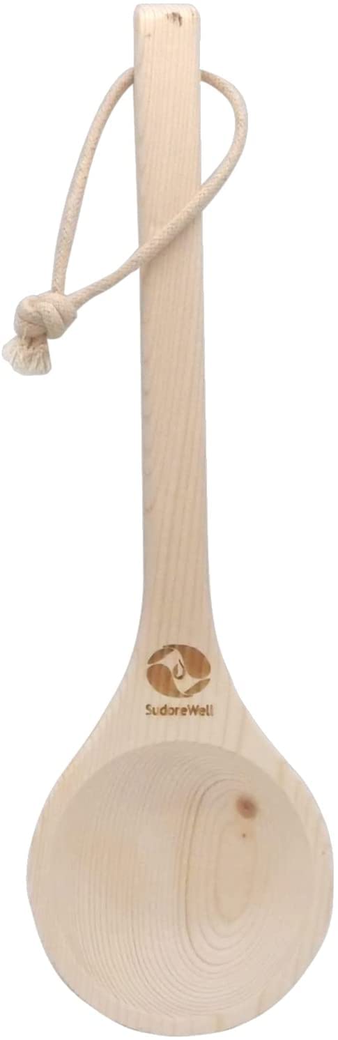 Kit de sauna Seau de sauna 3 litres en bois de pin avec insert en plastique et louche
