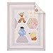 Disney Winnie The Pooh Hugs and Honeycombs Grey, White, and Tan Patchwork with Piglet, Tigger and Eeyore 3 Piece Crib Bedding Set - Comforter, 100% Cotton Fitted Crib Sheet, and Crib Skirt