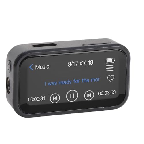 Cuifati �|�[�^�u��Bluetooth MP3�v���[���[ ? FM���W�I���� Hi-Fi���X���X���y�v���[���[�A1.47�C���`�t���^�b�`�X�N���[���A32GB�������[�J�[�h�t���A�N���b�v���f�U�C���i�w�K�E�ʋ΁E�X�|�[�c�E�^���p�j