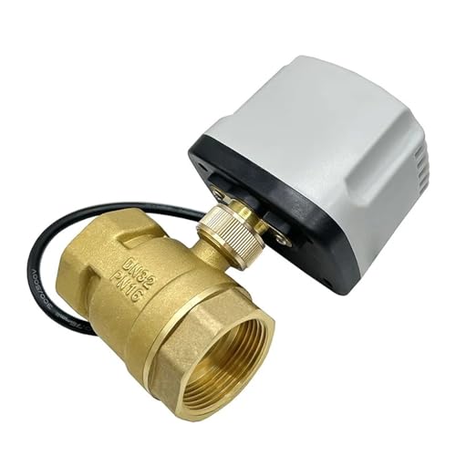 Vanne à bille motorisée 12V DC CR02 en laiton de 1/2 pouce - 5