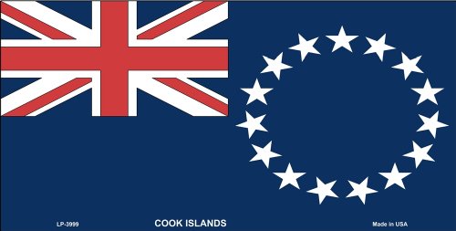 LP-3999 Cook Island Flag Vanity Metal ZJ2Ybpw Novelty License Plate W9mOV3sm Tag Sign metal plate sign licence djdjuei56 bnjdiw89 bndjjrtt5 bncc34 fghw 6" x 12" standard automotive aluminum metal novelty license plate with 4 holes for easy mounting