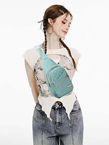Image of AOSTIHOT Sling Bag Crossbody Bags for Women, Small Sling Backpack Cross Body Chest Daypack for Travel Casual Running Hiking Green