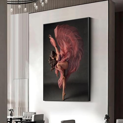 Peinture murale fille sexy en toile haut de gamme 80 x 110 cm pour art mural raffiné