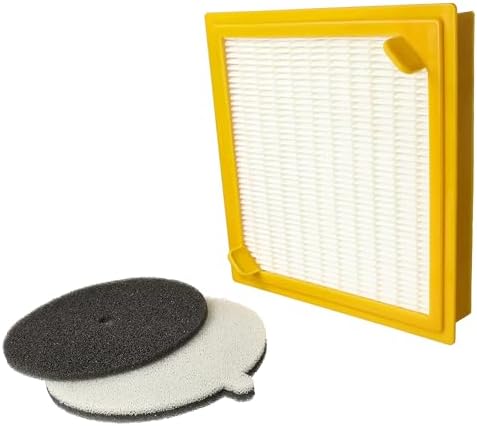 vhbw Zestaw filtrów Hepa kompatybilny z odkurzaczami Hoover TS2213 001, TS2265 001, TS2266 011, TS2272 011, TS2308 001, TS2351, U27 Sensory, zamiennik do 09205469.