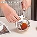 KC-Emier Mini Sauce Pan with Lid, Tri-Ply Stainless Steel Pot with Stay-Cool Handle & All Cooktop Compatibility (Gas, Ceramic, Electric) - Copper