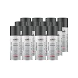 COLORS Hitzefest Sprühlack - 400ml Hochtemperatur Spraydose - 12er Set Schwarz matt